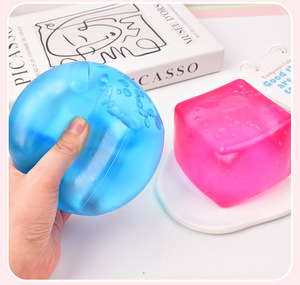 Juguetes Blandos de Cubitos de Hielo Gigantes de 8 cm para Niños, Cubos de Azúcar para Fiestas Infantiles, Juguetes Sensoriales Blandos, Bonitos Cubos - Product Image 3