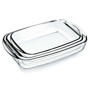 Deep <strong>Glass</strong> Baking Dish Square <strong>Glass</strong> Bakeware Set , Baking Pans for Lasagna, Leftovers, Cooking,Freezer-to-Oven and Dishwasher - Product Image 2
