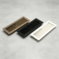 Grille de ventilation en fer de haute qualité avec persiennes intégrées 3*10, revêtement poudré, pour armoire de villa, couvercle de ventilation multicolore