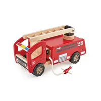 वाहन खिलौने 4 करने के लिए आग इंजन खिलौने मिनी लकड़ी बच्चे 2 साल यूनिसेक्स ASTM EN71 सीई