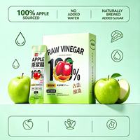 Vinaigre de cidre de pomme cru 15ml*12 bâtonnets, sans sucre ajouté, boisson concentrée portable pour le bien-être quotidien