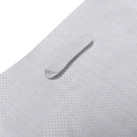 Sacs d'emballage de farine blanche en polypropylène OEM, sac tissé en PP 10Kg, 25Kg, 50Kg, sac tissé en PP