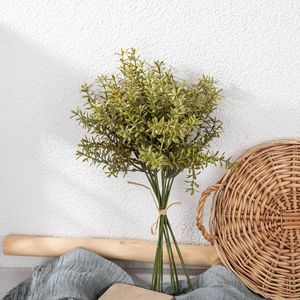 Flor Artificial de Regaliz, Plástico Verde, Decoración de Interiores para Bodas, Ramo Estilo Transfronterizo - Product Image 1