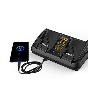 <span class=keywords><strong>Chargeur</strong></span> de batterie lithium-ion 12V/20V à double port de conception chinoise D12V 20V - Product Image 4