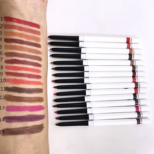 Delineador de Labios Vegano de Alta Pigmentación MLM, Juego de Brillo Labial Líquido Mate a Prueba de Agua, Larga Duración, Sin Transferencia, para Fiestas y Uso Diario, Delineador de Labios Sedoso - Product Image 1