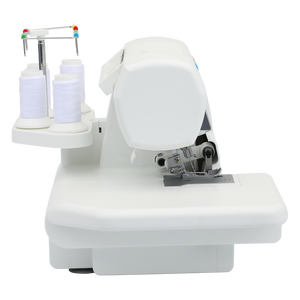 JUKKY JK703 Macchina <span class=keywords><strong>da</strong></span> Cucire Overlock Mini per Uso Domestico, Alimentazione Manuale con Motore per Lavori di Sartoria Domestica - Product Image 3