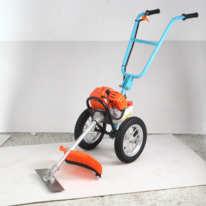 Débroussailleuse thermique 2 temps 98cc 1000W à pousser avec roues pour bricolage - Product Image 1