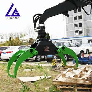 Pinza idraulica per la foresta per Mini escavatore 13 tonnellate di legno <span class=keywords><strong>Log</strong></span> <span class=keywords><strong>Grab</strong></span> vendita calda - Product Image 5