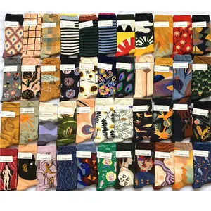 Yiwu Cheap Inventory Socks Women and Men Cotton Polyester Socks