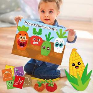 Juguete Creativo Multifuncional, Cesta de Comida para Manualidades, Regalos de Arte y Artesanía, Kits de Actividades con Temática de Vegetales, Fabuloso Kit de Manualidades - Product Image 4