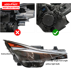 Système d'éclairage automatique, phares 92101-AB000 92102-AB000, phare LED pour Hyundai Elantra <span class=keywords><strong>2021</strong></span> 2022, accessoires <span class=keywords><strong>de</strong></span> voiture - Product Image 2