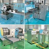 Machine commerciale éthiopienne pour la fabrication d'Injera, de petites galettes de peau de canard et de mini-rouleaux de printemps frais