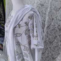 Robe Abaya Musulmane Élégante et Modeste pour Femmes, en Chiffon Fluide Superposé, Style Islamique Tendance pour l'Aïd, Vêtement Musulman