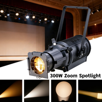 Projecteur LED Ellipsoidal Lekos 300W Blanc Chaud et Blanc Froid, 19, 26, 36 Degrés, Idéal pour le Théâtre