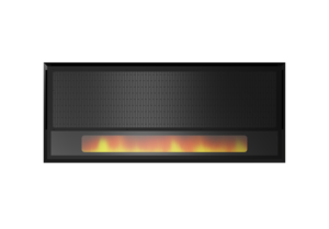 <span class=keywords><strong>Chimenea</strong></span> eléctrica enmarcada <span class=keywords><strong>con</strong></span> calefacción de grafeno, efecto de llama LCD/LED, calentador infrarrojo independiente o montado en la pared - Product Image 4