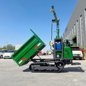 Produits les plus vendus : Mini-dumper professionnel sur chenilles avec grue - Product Image 2
