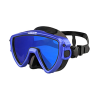 Équipement de plongée avec tuba ALOMA pour adultes, lunettes de natation neuves, vente en gros, lentilles en verre étanches, masque de plongée sous-marine