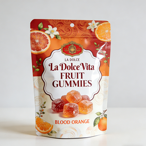Sachet refermable personnalisé avec logo imprimé pour chips, chocolats, friandises épicées – Petit emballage alimentaire étanche de qualité alimentaire - Product Image 2