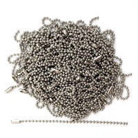 Connecteur de chaîne boule plaqué or 14K, fermoir de fermeture de chaîne boule, accessoires de fabrication de bijoux boule