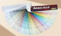MANZZ Peinture pour carrelage de salle de bain Peinture à base d'eau Système de séchage rapide non toxique pour les carreaux de bord de spa, de jacuzzi et de piscine