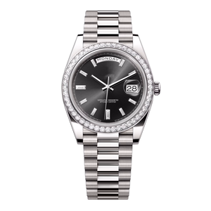 Reloj Mecánico de Acero 904L de Lujo y Súper Calidad de Fábrica EWE, Resistente al Agua hasta 40 mm, con Movimiento 2836 228236, Azul Luminoso - Product Image 2