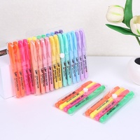 Ensemble de stylos aquarelles colorés à grande capacité, pointe épaisse, pour enfants et étudiants, lavables, vente en gros