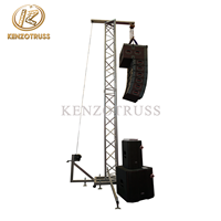 Menara Speaker Truss Aluminium, Truss Line Array untuk Menggantung Speaker