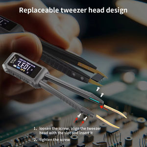 Herramientas <span class=keywords><strong>de</strong></span> multímetro automático inteligente LCR SMD ESR Tester para resistencia capacitancia inductancia continuidad y prueba <span class=keywords><strong>de</strong></span> diodo <span class=keywords><strong>pinzas</strong></span> inteligentes - Product Image 4