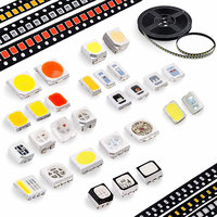 Lampes LED SMD 3528 RGB avec puce intégrée IC Ws2812b, puces LED SMD ultra-lumineuses émises