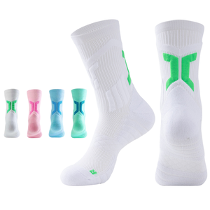 Wholesale Men's Athletic Crew <b>Socks</b> Breathable Cushioned Terry Sole For Basketball <b>Training</b> Gym Workout - Product Image 1