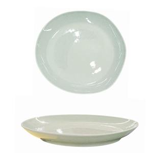 PLAQUE PLATE EN CÉRAMIQUE ALTERNATIVE SOHO, DIAM. 30CM, VERT - Product Image 1