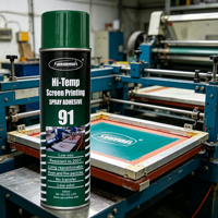 Sprayidea 91 SBS Adhésif transparent repositionnable à faible odeur pour sérigraphie, colle temporaire en spray