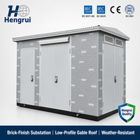 HengRui YB-12 – Nouvelle sous-station compacte préfabriquée de type boîtier 11 kV triphasée, appareillage de commutation haute tension RMU métallique encastré, certifiée ISO 9001 CE