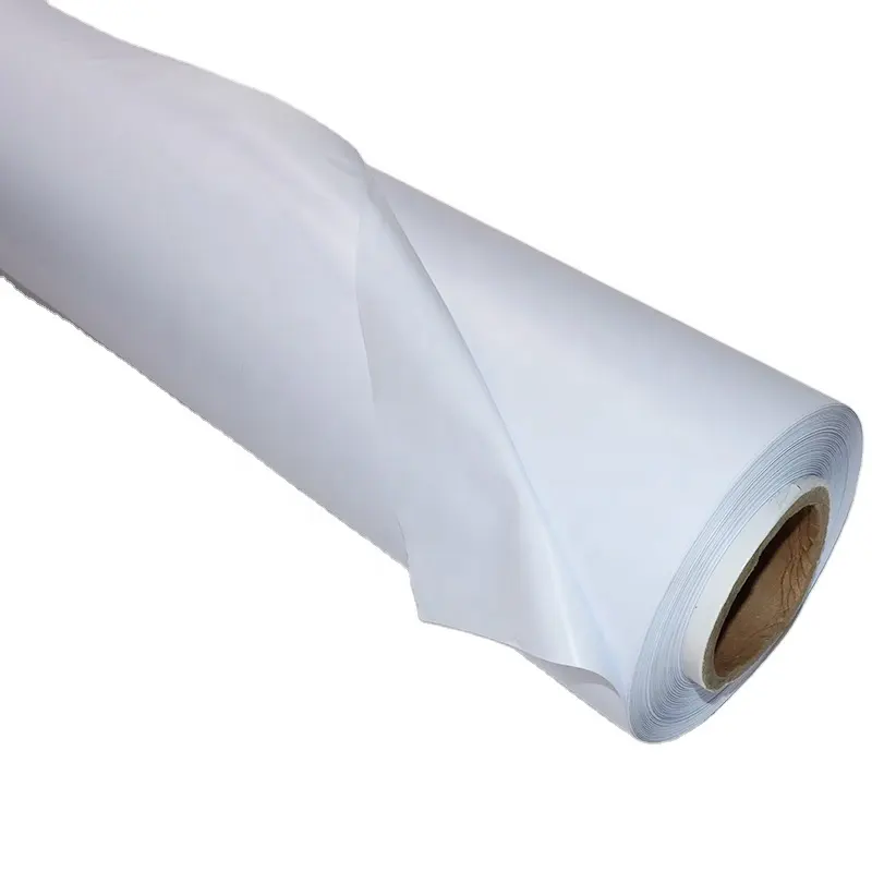 Witte Stijl Pvc Plastic Film Hot Stijlen Kan Worden Uitgerekt Kleur Dikte Breed Formaat Kan Worden Aangepast