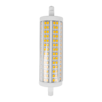 Ampoule LED R7S 20W SMD sans scintillement, type maïs, haute luminosité, dimmable, en aluminium, 6000K, certifiée RoHS CE, pour usage résidentiel, IRC 80