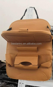 Organisateur de dossier de siège automatique avec plateau de table et stockage des ordures dans plusieurs styles et cinq couleurs avec support de table pliable - Product Image 3