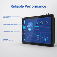 Moniteur tactile tout-en-un 27 pouces sans ventilateur, intégré Windows, pour affichage numérique, machine de vente et de billetterie, contrôle.
