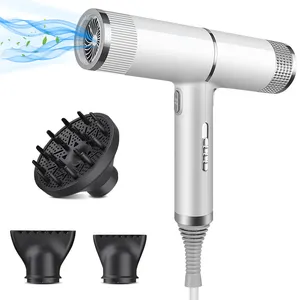 Women Hair Dryer Set Professional Portable Hair Dryers Powerful Ionic Blow Dryer Electric Plastic 3M Fast Hair Drying