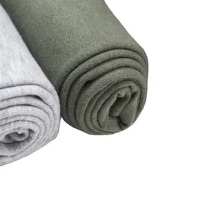 Certificated Super Soft Organic Bamboo Cotton Polyester Knitting Jersey Rib Interlock Fabric Wholesale For T Shirt
