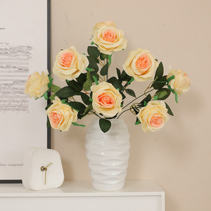 بالجملة هدايا عيد الحب، زهرة اصطناعية حمراء مخملية، ورود ساخنة وردية، هدايا زهور اصنعها بنفسك، زهرة اصطناعية، ديكور حفلات الزفاف - Product Image 5