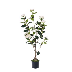 Árbol Bonsái de Camelia Artificial de Plástico, Planta Decorativa Desmontable, Planta para Paisajismo, Decoración del Hogar, Plantas Artificiales - Product Image 5