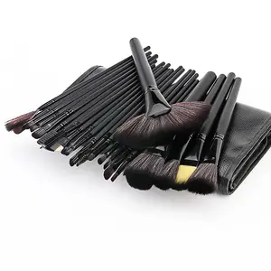 Plastic Handle 24PCS Makeup Brushes Synthetic Hair Makeup Brush Set For Daily Makeup And Travel Private Label Cosmetic Brush Kit