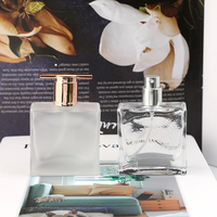 Flacon de parfum plat transparent de 15 mm avec bouchon en caoutchouc pour diffuseur à bâtonnets, personnalisable par sérigraphie, capacités de 2 ml/3 ml/5 ml/10 ml