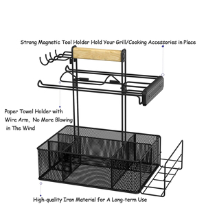 <span class=keywords><strong>Caddy</strong></span> - Organizador para Barbacoa y Picnic con Porta Toallas de Papel y Almacenamiento de Condimentos para Campamento y Puerta Trasera - Product Image 4