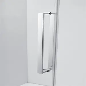 Bathroom Luxury SS Frameless Shower Room Enclosure Sliding Door Big Wheel Shower Door CUPC For US Market