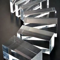 Plaques acryliques coulées en PMMA transparentes de haute qualité HUASHUAITE, sur mesure, 4 pieds x 8 pieds