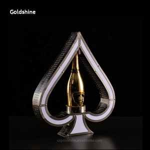 Sáng Tạo Led Cơ sở rượu vang hiển thị giá Bar sáng KTV spades Champagne Vua cơ sở số thư hình dạng chức năng điều khiển từ xa - Product Image 5