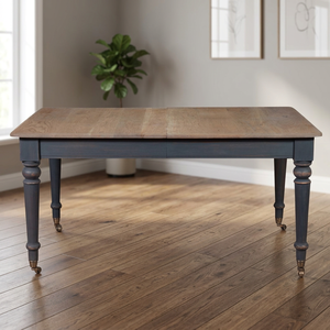 Antique Contemporary Rectangular Oak Dining <b>Table</b> 100% Solid <b>Wood</b> Extendable <b>Foldable</b> Eco-friendly Home Furniture for Dining - Product Image 3