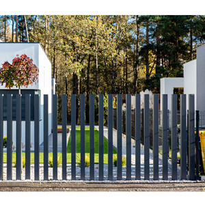 <span class=keywords><strong>Portail</strong></span> automatique vertical en aluminium à lames pour clôture - Product Image 1