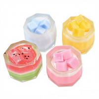 Jouet à presser en TPR de 6 cm en forme de tasse de gelée, réaliste, milk-shake aux fruits, anti-stress, jouet sensoriel souple pour enfants et adultes